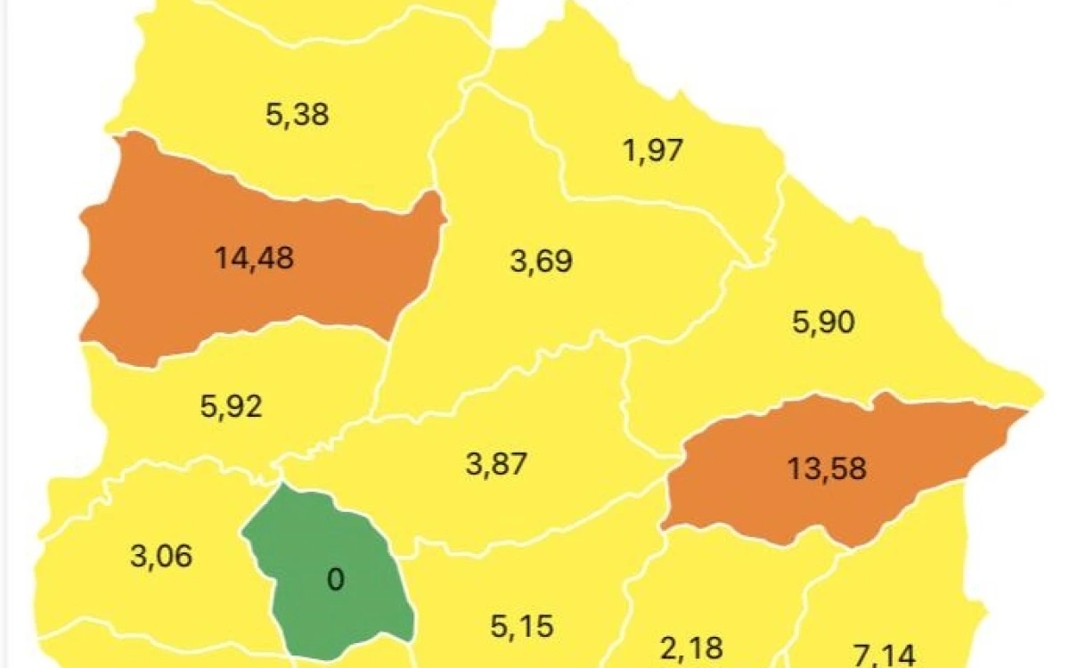Coronavirus en Uruguay: Flores descendi&oacute; a la zona verde del &iacute;ndice Harvard
